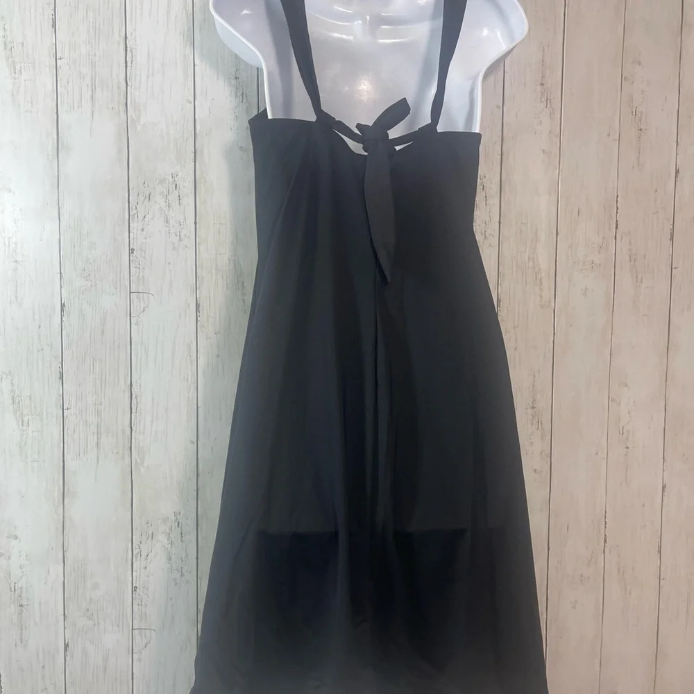 Athleta Kokomo Black Swim Dress Small
